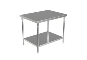 Work Table with under shelf 2