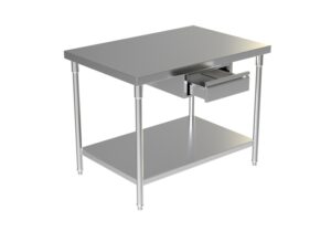 Work Table with under shelf & drawers 1