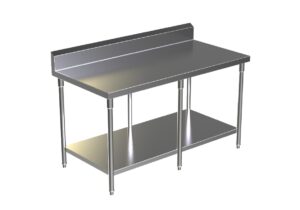 Work Table with under shelf 6