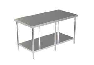 Work Table with under shelf 3