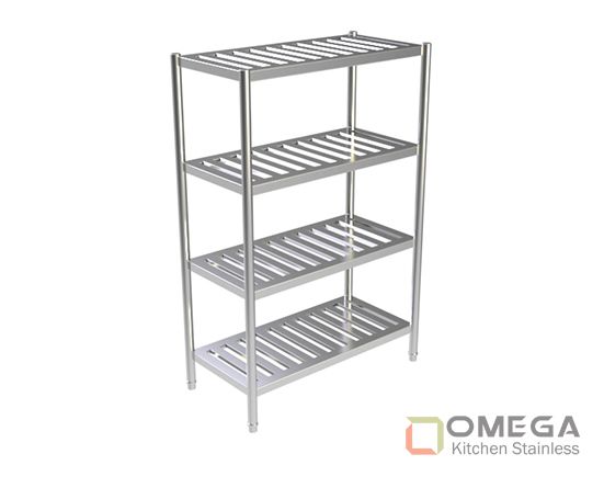 4 - Tiers Slatted Shelves 1