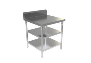 Work Table with double under shelves 4