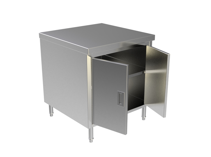 Cabinet Swing Doors W Under Shelves 1