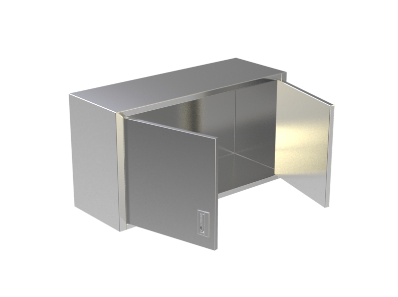 Wall Cabinet Under Shelf Swing Doors 6