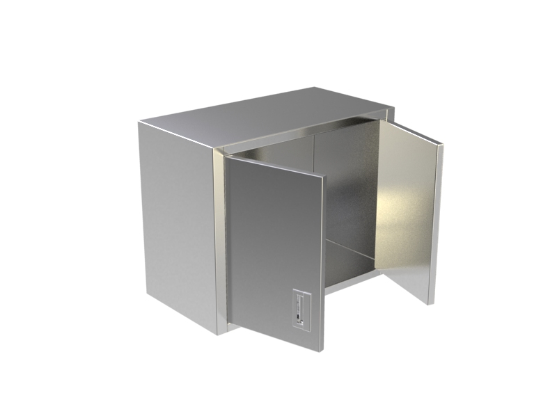 Wall Cabinet Under Shelf Swing Doors 4