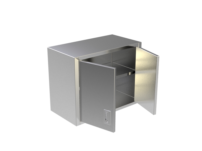 Wall Cabinet Under Shelf Swing Doors 1